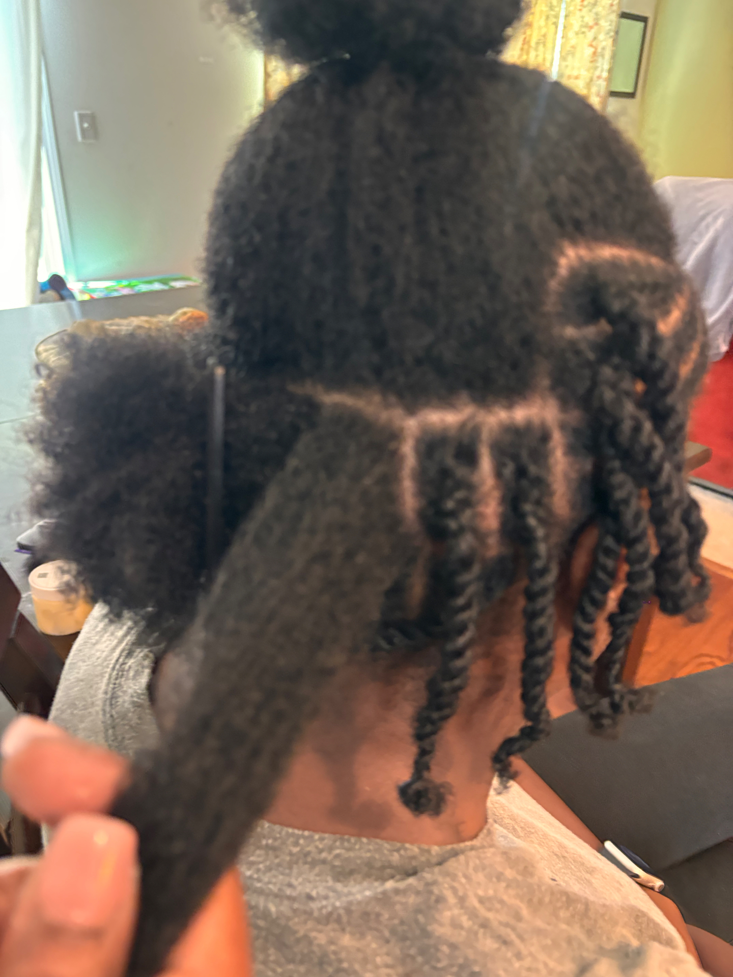 Twist Set Prep — Sectioned natural hair natural hair transformation